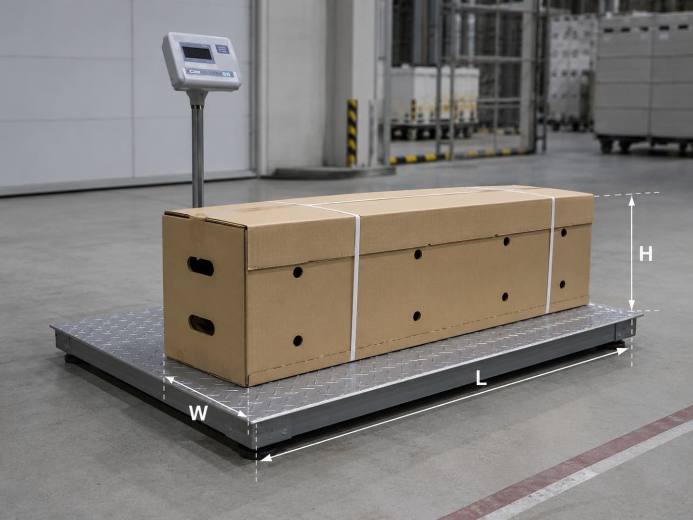 calculating box volumetric weight in air cargo logistics